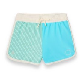 KIETLA ICONIC Swim shorts UPF 50+ with sun protection fabric and UV sensor for 2-4 year olds, BLUE STRIPES