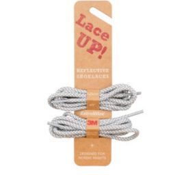 EXTRAWIZE Lace UP! reflective shoelaces Gray