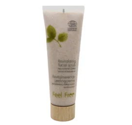 FEEL FREE revitalizing face scrub with apricot seed particles, coffee and avocado extract, 85ml