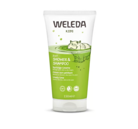 WELEDA Kids Gentle Shampoo-Body Wash Lime, 150ml
