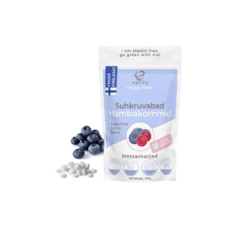 HAPPY TEETH Wild Berry Flavored Tooth Candies with Xylitol, 170 pcs