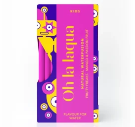 OH LA LAQUA Flavor Water Essence without Sugar and Sweeteners Fruit Mango & Passion, 10 pieces