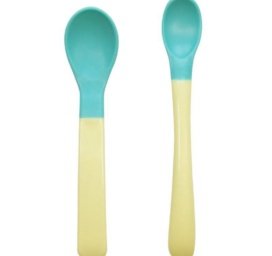 BABOO soft-tipped spoons Lagoon Fiesta 4+ months, 2 pcs