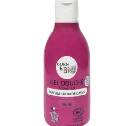 BORN TO BIO Stimulating shower gel with organic blackcurrant and pomegranate extract, 300ml