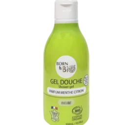 BORN TO BIO Organic mint and lemon scented skin moisturizing shower gel, 300 ml
