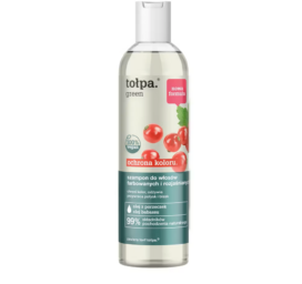 TOLPA Green color protection shampoo for dyed and bleached hair, 300 ml