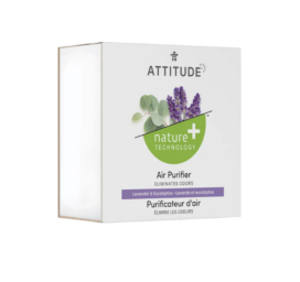 ATTITUDE natural air purifier with activated charcoal, lavender and eucalyptus fragrance, 227g