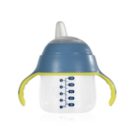 BABOO silicone-spout cup Blue Haze 6+ months, 150 ml