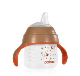 BABOO silicone-spout cup Au Naturale 6+ months, 150 ml