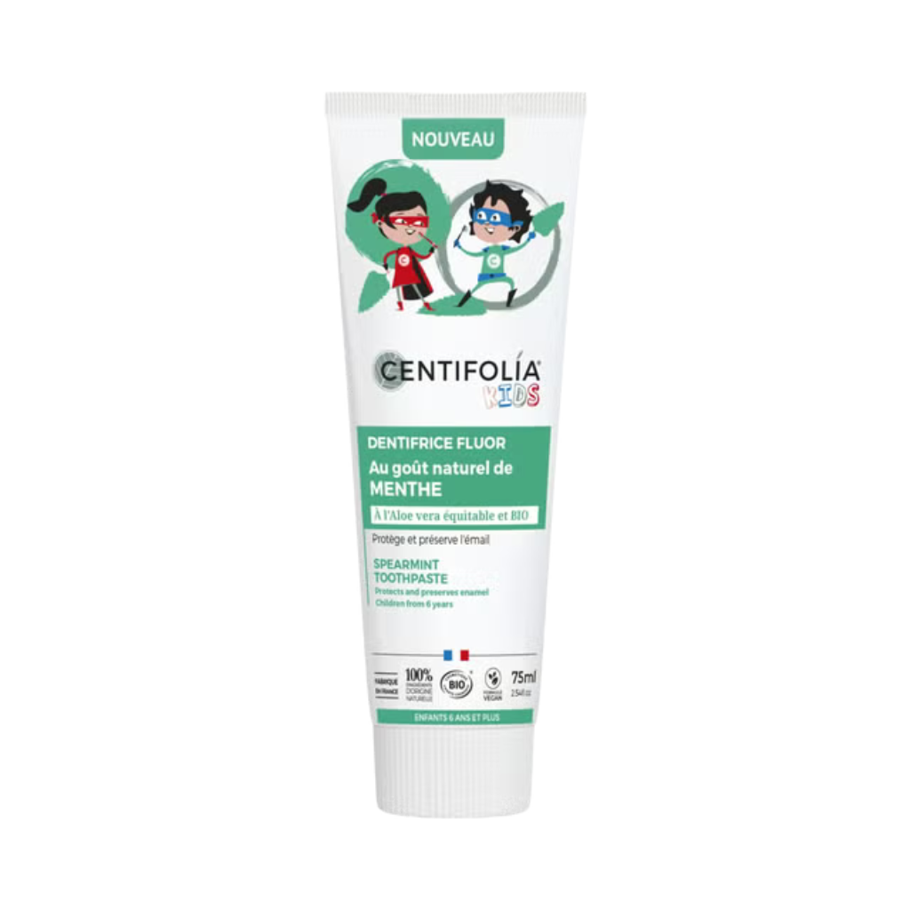 CENTIFOLIA Coin-flavored children's fluoride toothpaste from 6 years of age, 75ml