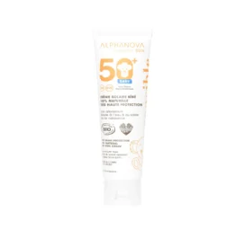 ALPHANOVA 100% natural fragrance-free and hypoallergenic baby sunscreen SPF50+, 50g