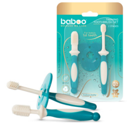 Baboo® toothbrush set (2 pcs), 6+ months