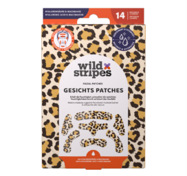 WILD STRIPES Facial Patches facial patches with hyaluronic acid and niacinamide Animal Leo, 20 pcs