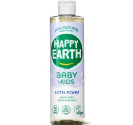 HAPPY EARTH Baby & Kids bath foam for babies and children, 300 ml