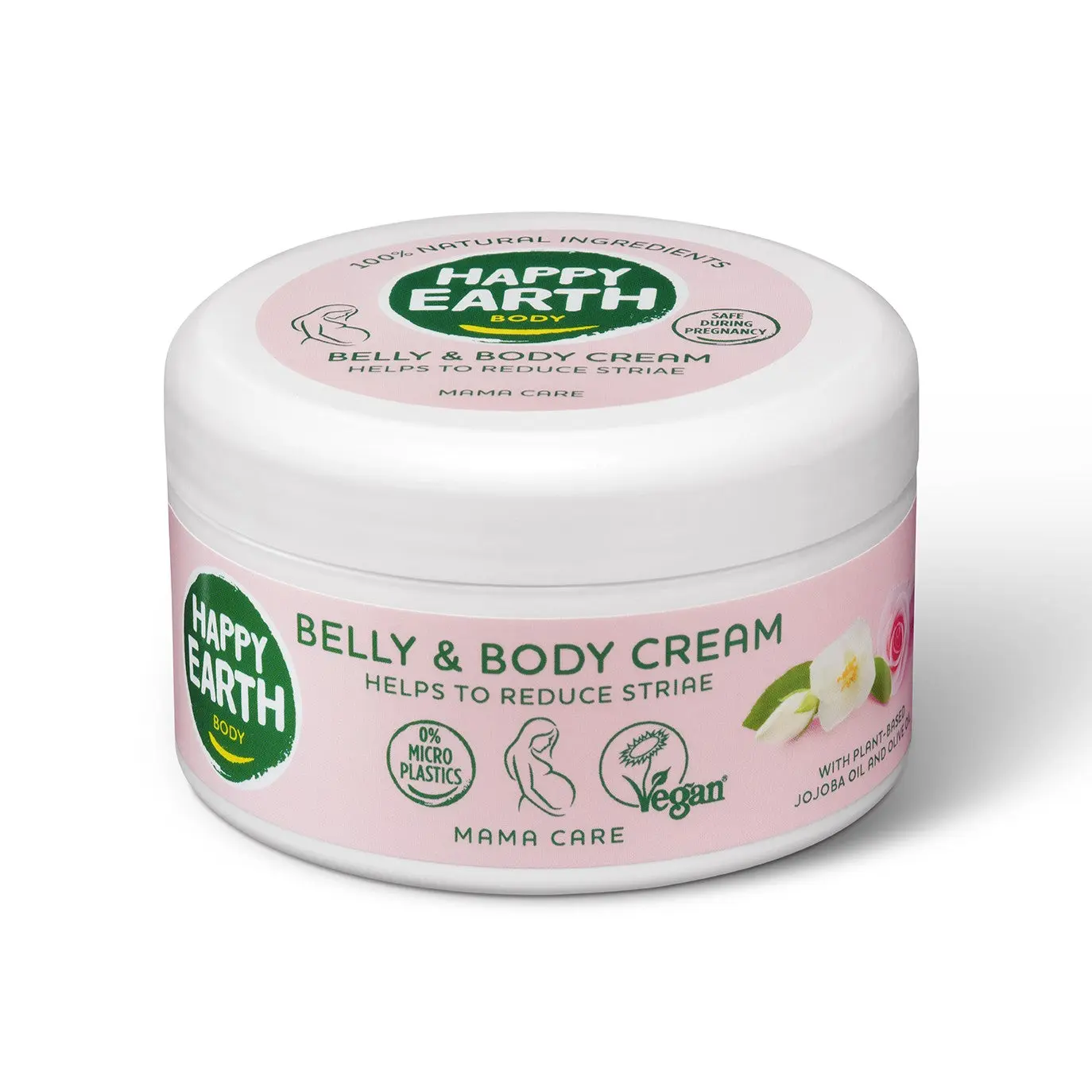 HAPPY EARTH Mama Care belly and body cream, 200 ml
