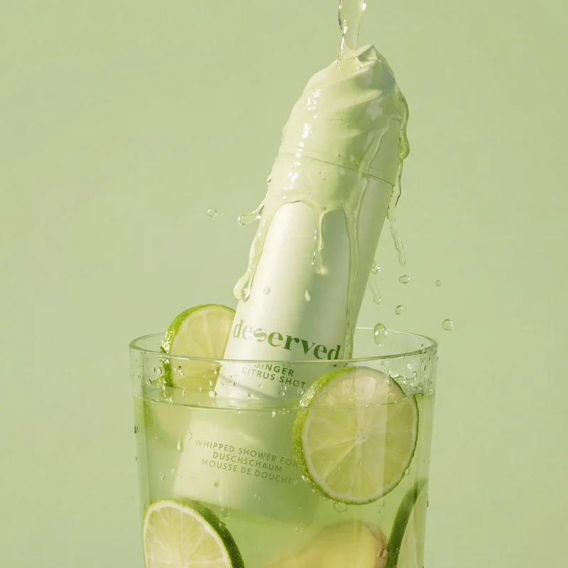 DESERVED Airy Shower Foam Ginger Citrus Shot, 250ml - Image 8
