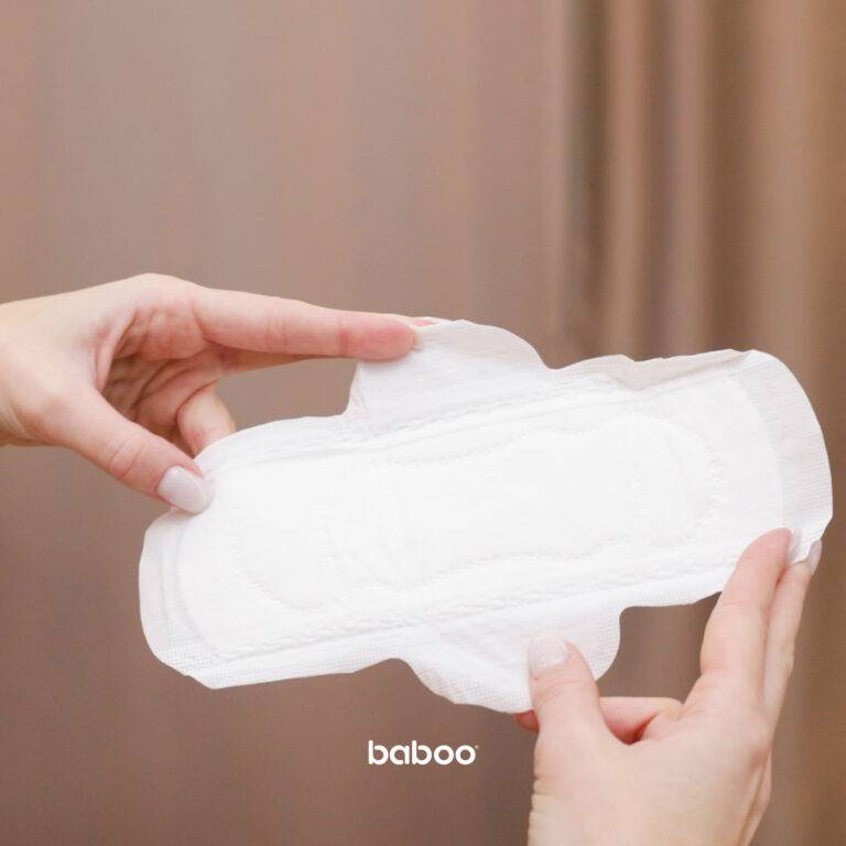 BABOO Ultra-thin high-absorbency sanitary pads Regular Flow, 10 pcs - Image 2