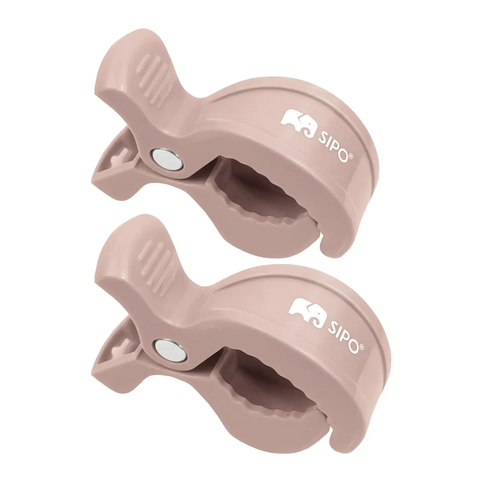 SIPO universal stroller clips, pink, 2 pcs - Image 2