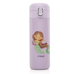 REER Integrated straw drinking bottle for children Purple, 350 ml