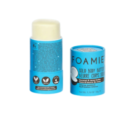 FOAMIE Plastic-free moisturizing and nourishing solid body cream with cocoa, shea butter and coconut, 50 g