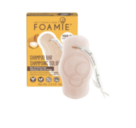 FOAMIE Kiss Me Argan solid shampoo for dry and frizzy hair with argan and mango oil, 80 g