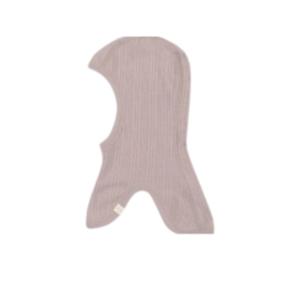 DILLING 100% merino wool balaclava color LAVENDER, 80 (9-24 months)