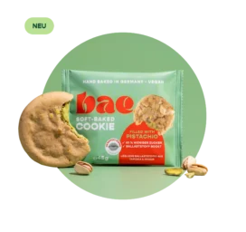BAE Baked vegan cookies with pistachio cream filling Pistachio, 45g