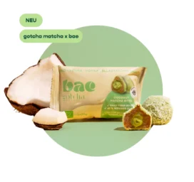 BAE Organic Matcha Date Bites with Coconut Cream and Swiss Chocolate Coconut Matcha, 2x20g