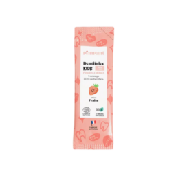 PIMPANT refill powder for children's strawberry-flavoured toothpaste with fluoride, 8 g