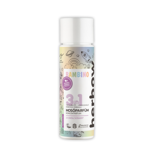 HERBOW 3in1 laundry perfume and fabric softener, Fruit Garden raspberry fragrance, 200 ml