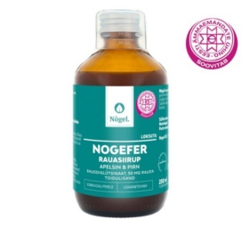 NOGEL NOGEFER Iron Syrup with Orange and Pear 50 mg/15 ml, 250 ml