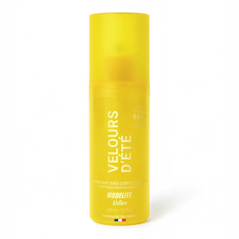 BORN TO BIO Velours D'été rose, peach and cedar scented body and hair mist, 150g