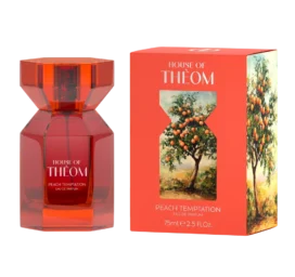 HOUSE OF THEOM Peach Temptation eau de parfum with notes of mandarin, blackcurrant and vanilla, 75 ml