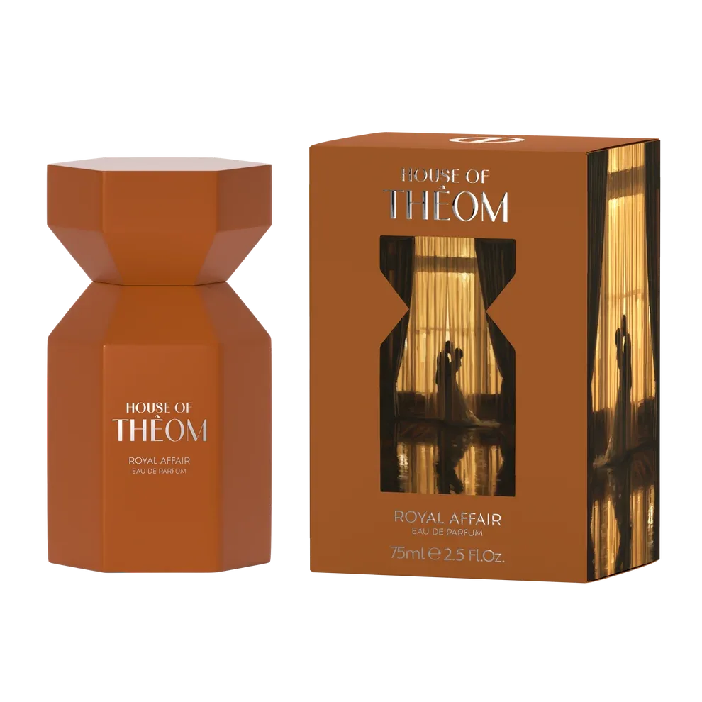 HOUSE OF THEOM Royal Affair Eau de Parfum with notes of bergamot, caramel and cedarwood, 75 ml