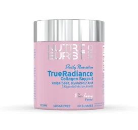 NUTRIBURST Daily Nutrition collagen production-supporting gummies with hyaluronic acid and vitamin C True Radiance, 60 pcs