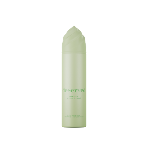 DESERVED Airy shower foam Ginger Citrus Shot TRAVEL SIZE, 100ml