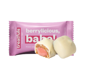 TREATFULS White chocolate bar with raspberry filling Berrylicious Babe, 2 × 20 g