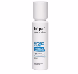 TOŁPA Dermo Shots HYDRO CLEAN moisturizing facial cleansing gel with hyaluronic acid and glycerin, 120 ml